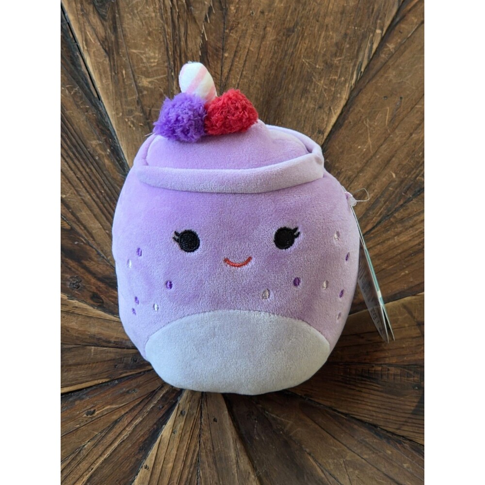 Squishmallows Vie the Purple Smoothie 5-Inch Plush Toy